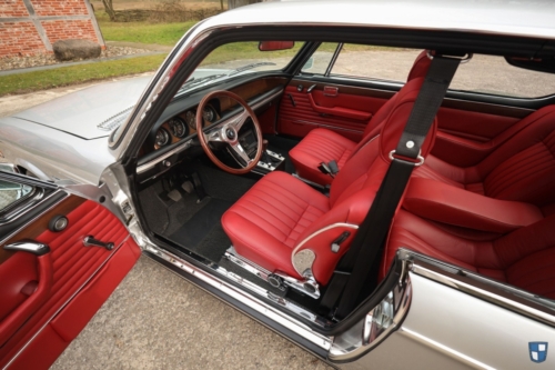 BMW 3.0 CSi Polaris red leather